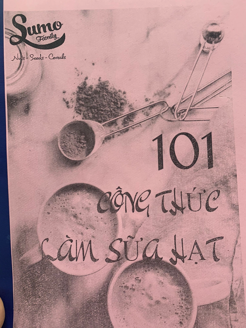 Sách 101 công thức sữa hạt