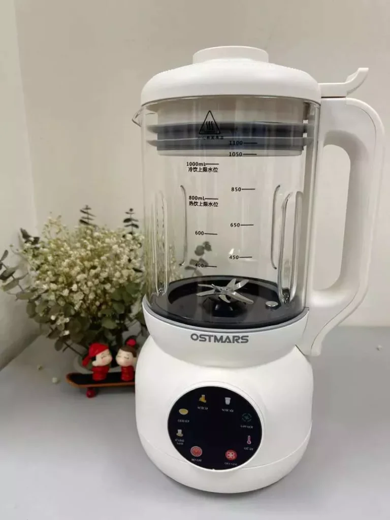 máy làm sữa hạt ostmar cối thủy tinh 1200ml