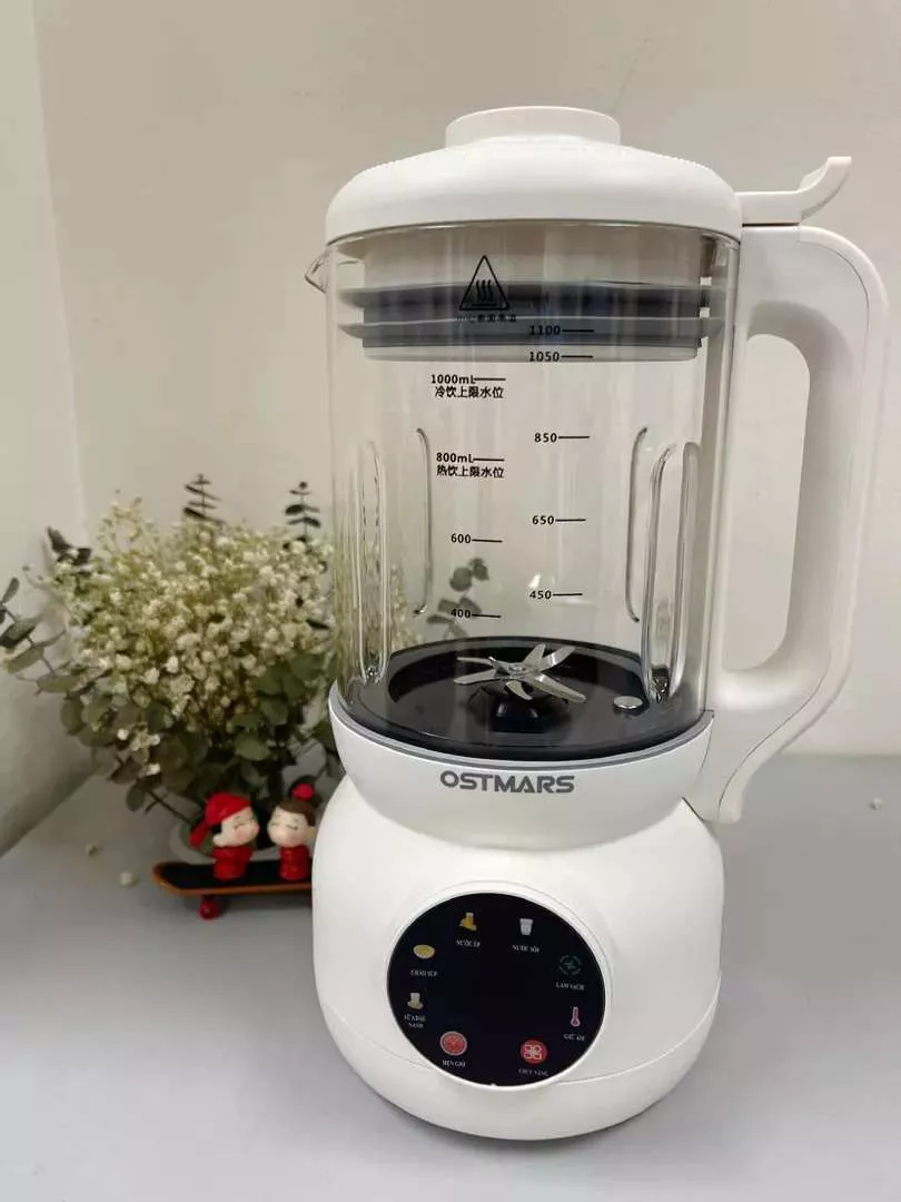 máy làm sữa hạt ostmar cối thủy tinh 1200ml
