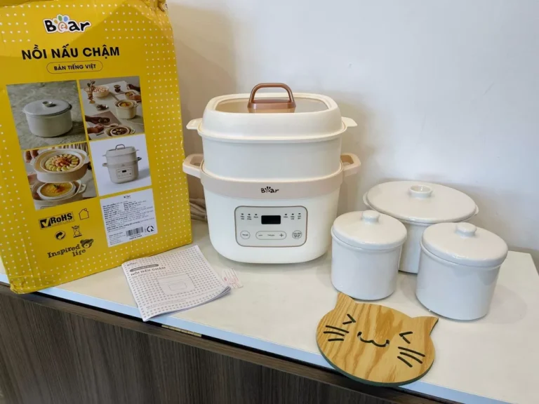 nồi nấu chậm Bear có tốt không