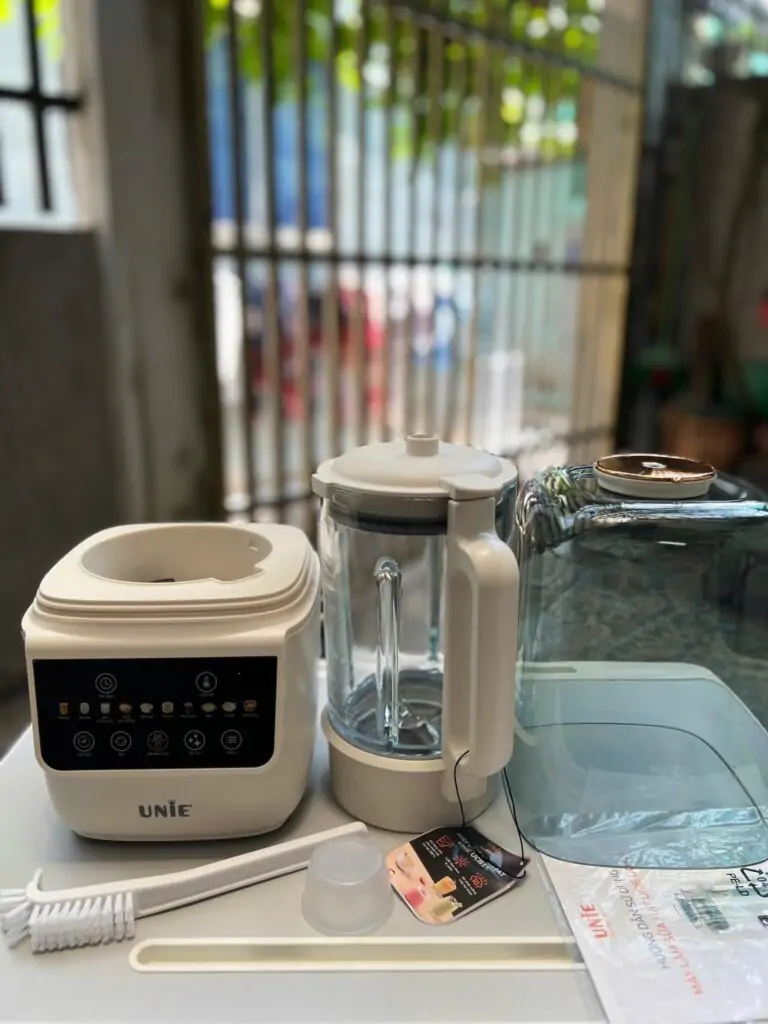 review máy làm sữa hạt unie ucb15