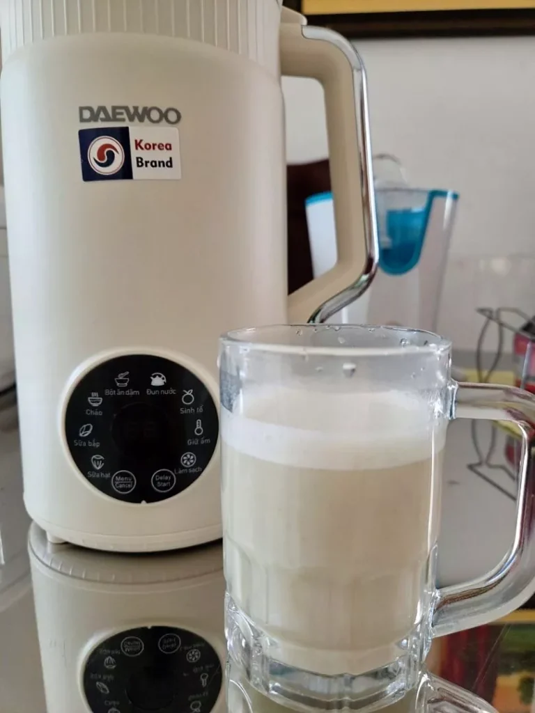 máy làm sữa hạt mini daewoo có tốt không
