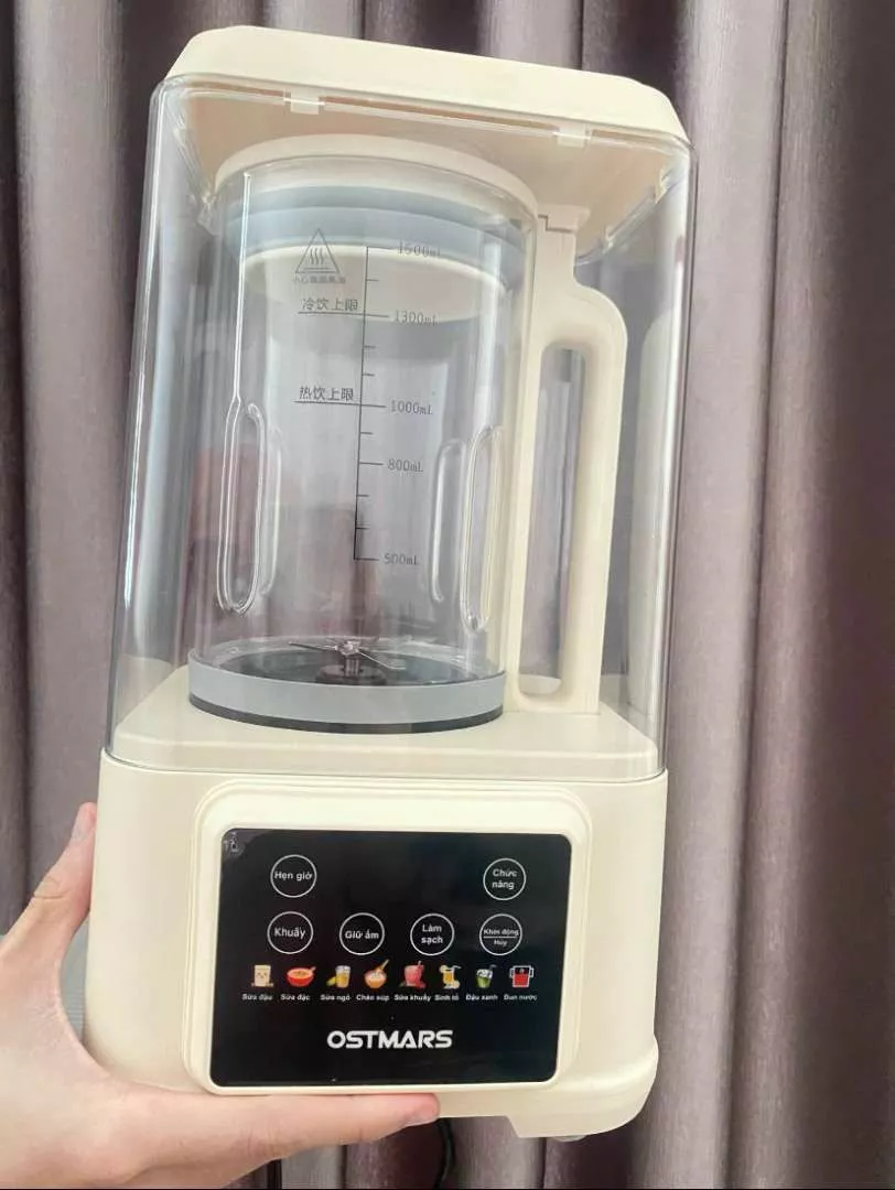 máy làm sữa hạt ostmars 1500ml máy làm sữa hạt ostmars 1500ml