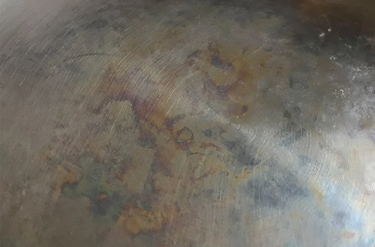 Cách xử lý chảo inox bị cầu vồng Cách xử lý chảo inox bị cầu vồng