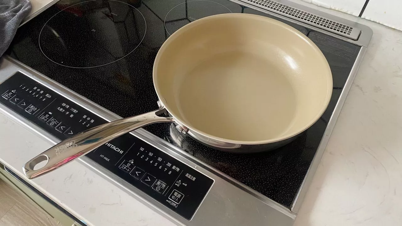 Chảo men gốm trắng Green Cook ng Green Cook Chảo men gốm trắng Green Cook