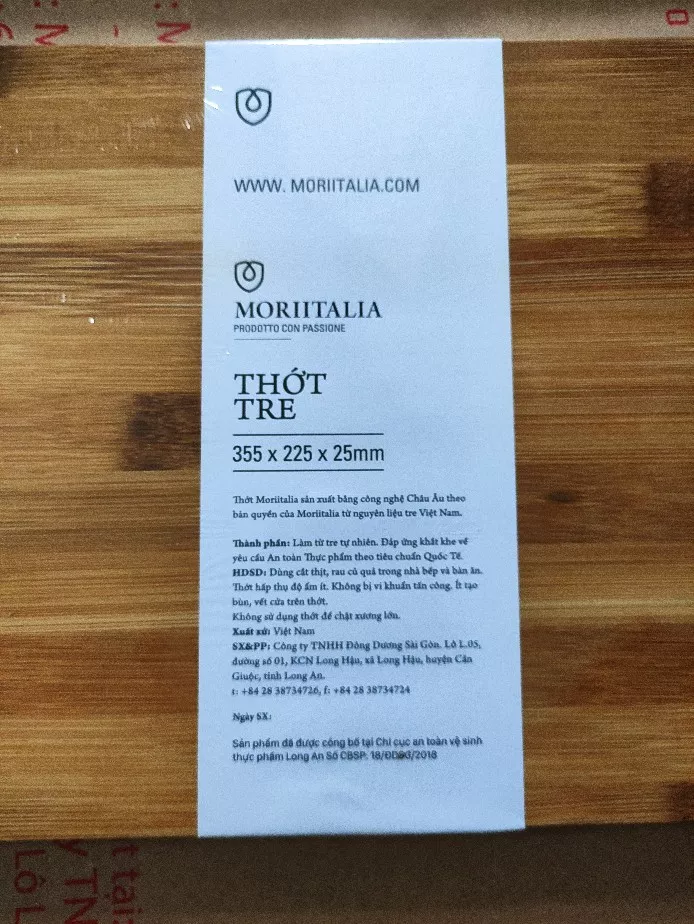 Thớt tre Moriitalia Thớt tre Moriitalia
