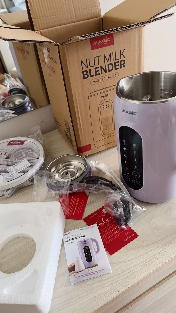 máy làm sữa hạt magic có tốt không
