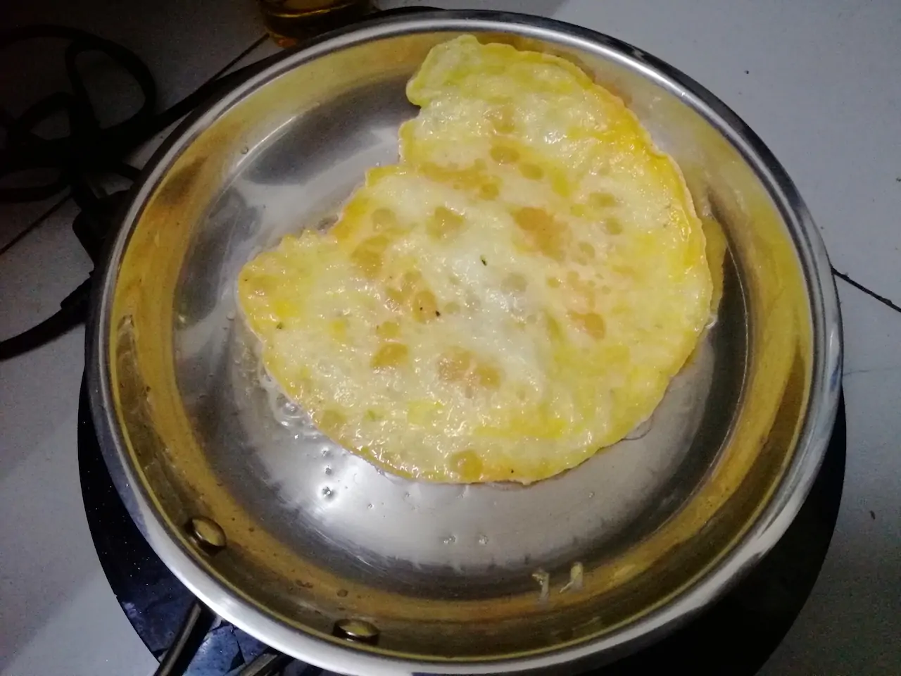 rán trứng với chảo inox scanpan rán trứng với chảo inox scanpan