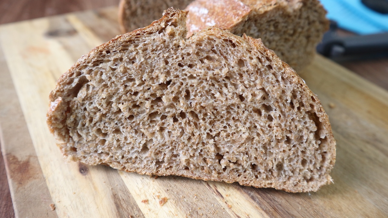 cách làm bánh mì nguyên cám men tự nhiên